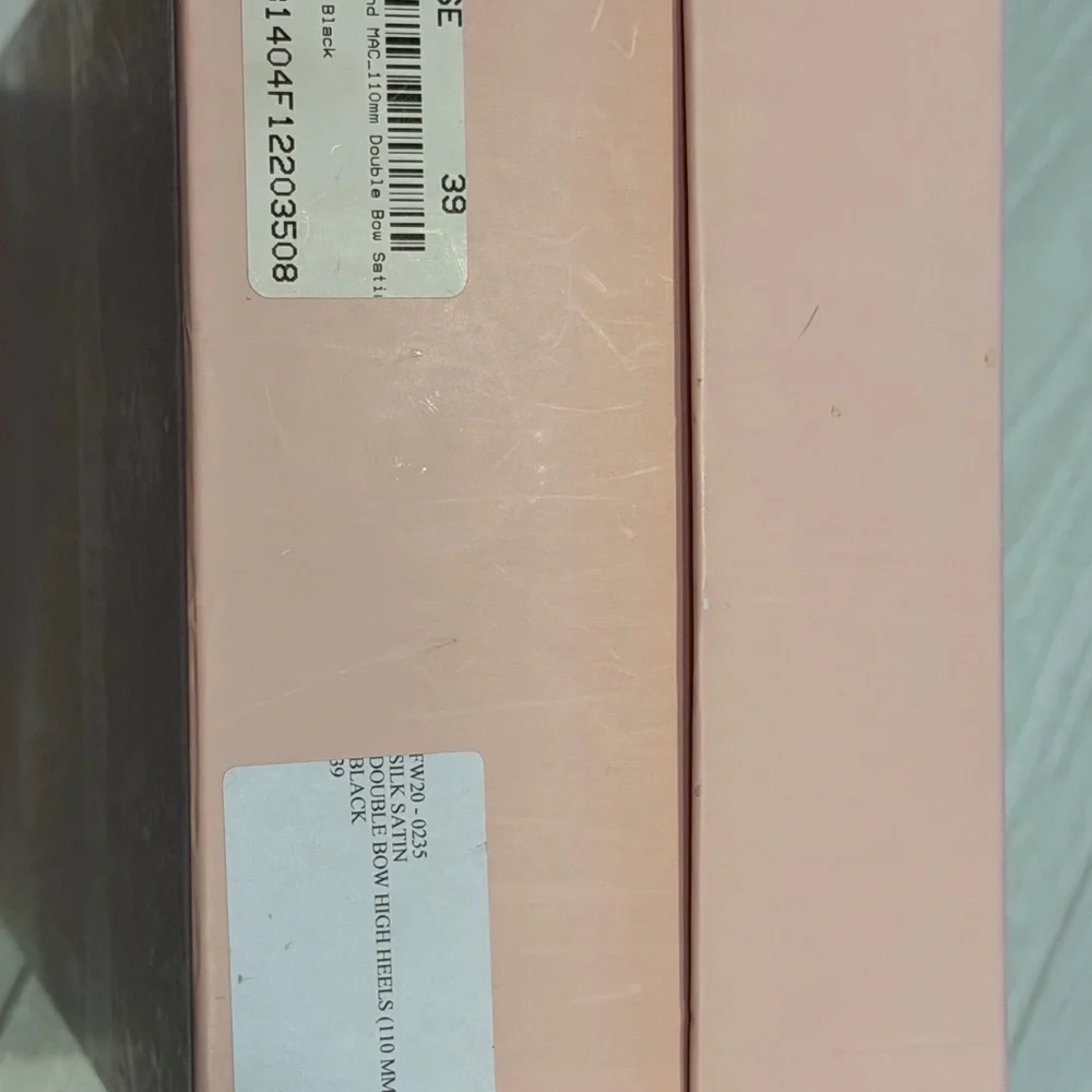 MACH & MACH Double Bow Satin Heels - Picture 3 of 12